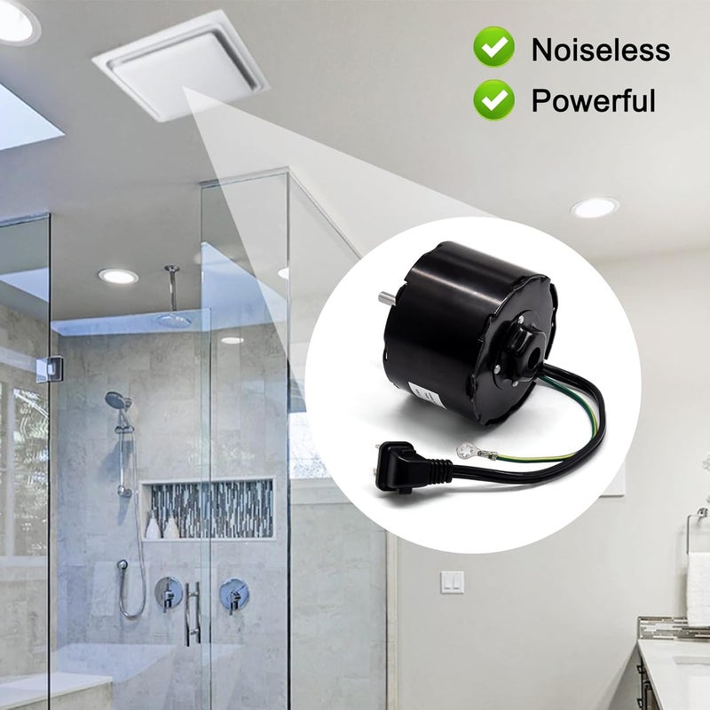 Criditpid JA2C028G, 23405SER, S23405SER Bathroom Exhaust Fan Motor Replacement for Broan Nutone 8661 8662 8670 8671 8672 8672N 8831 8832N 8662NL 8833 JA2C028-1 23405 JA2C0208-1 Models. - Image 5